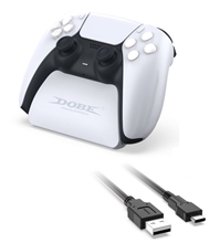 Dobe Display Stand Charging Kit (White) (PS5)