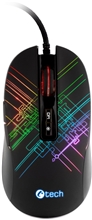 Gaming Mouse C-TECH Dusk (GM-27L), 3200DPI, RGB, USB (PC)
