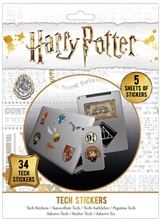 Samolepky na elektroniku Harry Potter: Artefacts (5 listů 34 kusů, 18 x 24 cm)