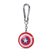 Přívěsek na klíče Captain America Kapitán Amerika: Štít (4 x 4 cm)