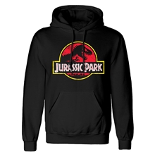 Pánská mikina Jurassic Park Jurský Park: Classic Logo (S) černá bavlna polyester