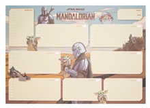 Stolní plánovací blok A3 Star Wars Hvězdné války: TV Seriál The Mandalorian (42 x 29,7 cm)