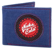Peněženka Fallout: Nuka Cola (11 x 9 x 2 cm) denim bavlna polyester