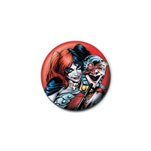 Placka Harley Quinn, červená