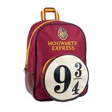 Batoh Harry Potter: Nástupiště 9 3/4 - Hogwarts Express (objem 16 litrů 28 x 38 x 15 cm) červený polyester