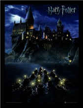 Obrázek v rámečku Harry Potter: Hogwarts School (30 x 40 cm)
