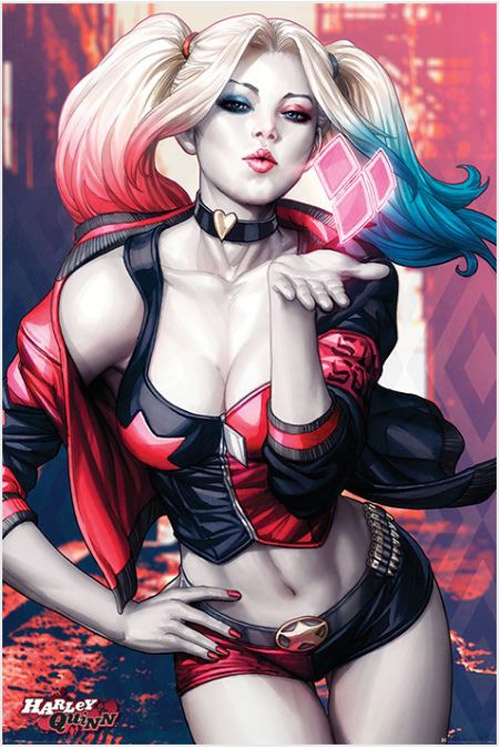 Plakát DC Comics Batman: Harley Quinn Kiss (61 x 91,5 cm)