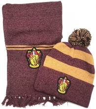 Zimní čepice a šála Harry Potter: Nebelvír (univerzální)