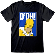 Pánské tričko The Simpsons Simpsonovi: Doh (XL) černá bavlna
