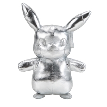 Plush Toy 25th Celebration Pikachu - silver 20cm	