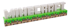 Plastová dekorativní 3D lampa Minecraft: Logo