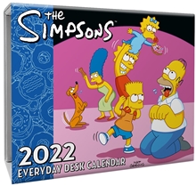 Oficiální stolní trhací kalendář 2022: The Simpsons (16 x 15 x 4 cm)