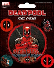 Samolepky Deadpool: Arch 5 nálepek (10 x 12,5 cm)