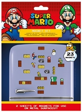 Magnety Nintendo Super Mario: Mushroom Kingdoom set 23 kusů (18 x 24 cm)