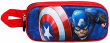 Penál na tužky Marvel: Captain America Patriot (22 x 10 x 8 cm)