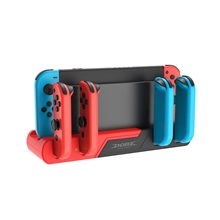 Dobe 4in 1 Charging Dock for Nintendo and Joy-Con Black/Red (SWITCH)	