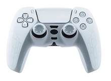 Silicone Case for Dualsense Controller + Thumb Grips - White (PS5)