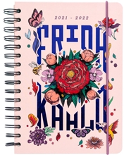 Plánovací akademický diář 2021/2022: Frida Kahlo (A5 21 x 14,8 cm)