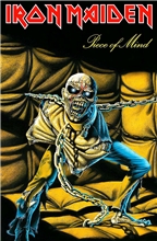 Textilní plakát - vlajka Iron Maiden: Piece Of Mind (70 x 106 cm)