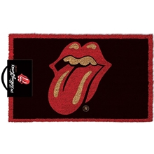 Rohožka Rolling Stones: Jazyk (60 x 40 cm) černá