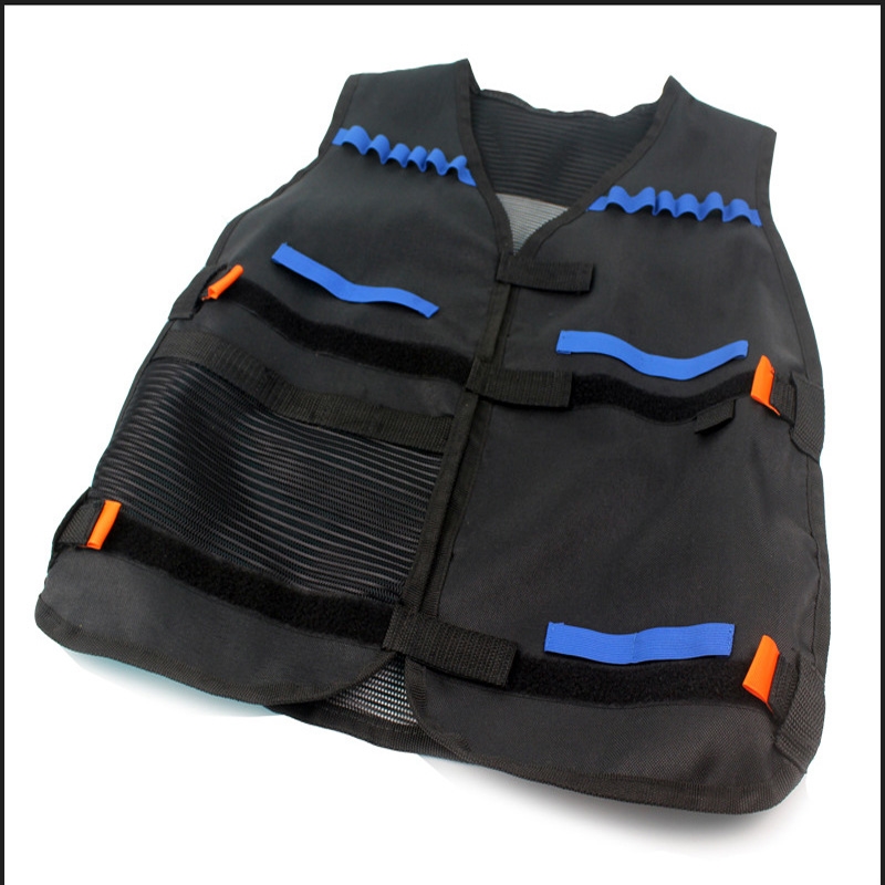 Tactical Vest Compatible with Nerf - black