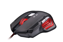 Gaming Mouse C-TECH Akantha (GM-01R), Gaming, Red Backlight, 2400DPI, USB (PC)