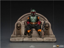 Iron Studios Deluxe: The Mandalorian - Boba Fett on Throne Art Scale Statue (1/10) (LUCSWR45621-10)