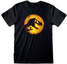 Pánské tričko Jurassic World Jurský svět: Dominion (S) černá bavlna