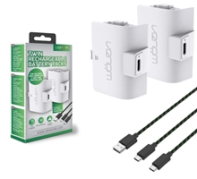 VENOM VS2872 Xbox Series S/X & One White Twin Battery Pack + 3 meter cable (X1/XSX)
