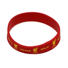 Silikonový náramek: FC Liverpool (průměr 7 cm) červený