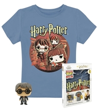 Funko Pocket Pop! & Tee (Child): Harry Potter Trio Vinyl Figure and T-Shirt (M)