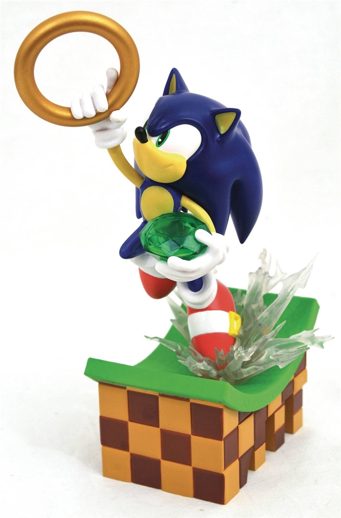 Diamond Sonic The Hedgehog - Sonic Gallery PVC Statue (23 cm) (SLEVA)