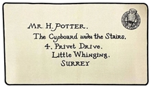 Vnitřní rohožka Harry Potter: Letter of Acceptance - Dopis o přijetí (75 x 130 cm) béžový polyester