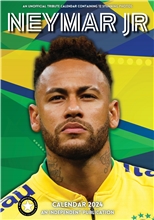 Nástěnný kalendář 2024: Neymar (A3 29,7 x 42 cm)