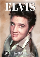 Nástěnný kalendář 2024: Elvis Presley (A3 29,7 x 42 cm)
