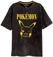 Pánské tričko Pokémon: Pikachu (S) černá bavlna