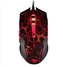 E-Blue Gaming Mouse Auroza EMS636 Hexagon, 2500DPI, optical, 6 buttons + wheel, wired USB, black (PC)	