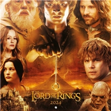 Oficiální nástěnný kalendář Pán prstenů The Lord Of The Rings 2024 16 měsíců (SQ 30 x 30 60 cm)