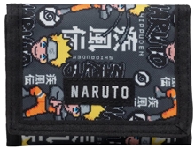 Peněženka rozkládací Naruto: Logo a Nápisy (12 x 10 x 2 cm)