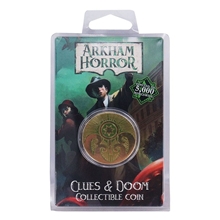 Arkham Horror Collector's Coin - Clues & Doom