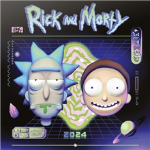 Oficiální nástěnný kalendář Rick and Morty 2024 s plakátem (SQ 30 x 30 60 cm)