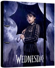 Kroužkový pořadač Premium Netflix Wednesday: Umbrella (28 x 32 x 4 cm)