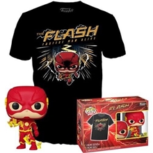 Funko Pop! & Tee : DC The Flash Fastest Man Alive -L