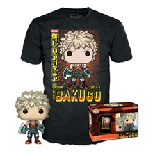 Funko Pop! & Tee : My Hero Academia - Katsuki Bakugo Vinyl Figure T-Shirt XL