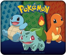 Flexible Mousepad - Pokemon Starters Kanto