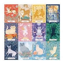 Galison Cat Zodiac Puzzle 500 pieces