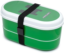 Minecraft Creeper Stacked Bento Box