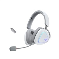 ASUS ROG DELTA II Wireless 2.4GHz ARGB Headphones, White