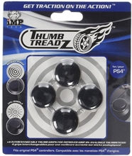 IMP Tech: Thumb Treadz - Thumb Grips (4 pcs) - Black (PS4)