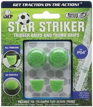 iMP Tech: Trigger Treadz - Star Striker - Trigger Grips (2 pcs) + Thumb Grips (2 pcs) - Green (PS4)
